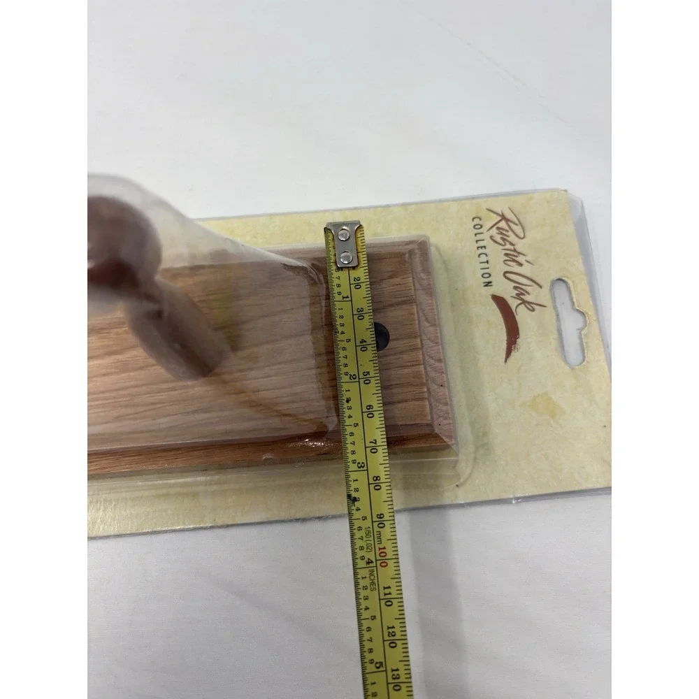 Vintage 1993 Rustic Collection Towel Robe Hook Wall Mounted Wood Coat Two-Peg